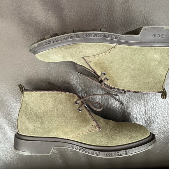 $380.00  PEZZOL 1951 SUEDE GREEN HI TOP BOUTIE 7 main image 9